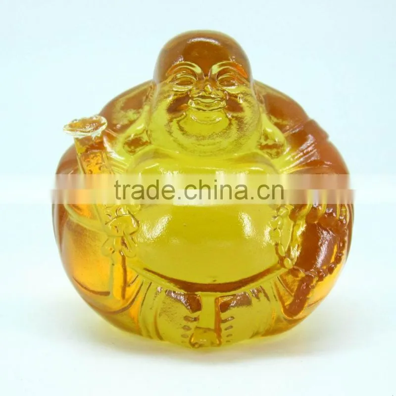 WF017 crystal buddha statues--happy buddha statue