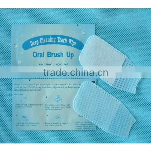 Teeth Wipe--teeth cleaning, without toothbrush or water-Tracy