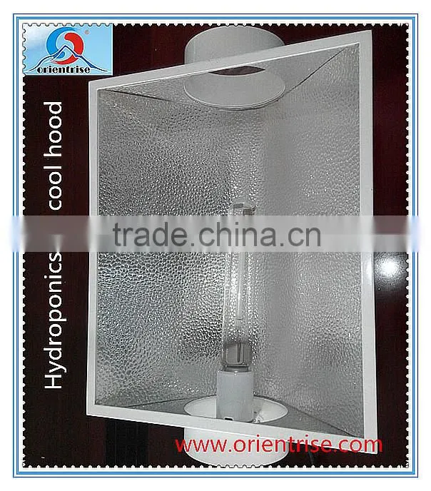 Hydroponics light reflector air cool hood for greenhouse