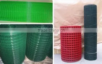 galvanized and pvc coated welded wire mesh (ISO9001)
