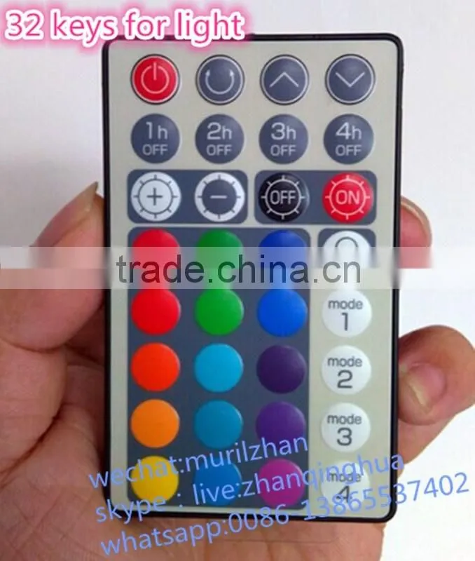 Mini 18 Keys Waterproof IR Remote Control with NECC/RC5 Code for MP3 ,Audio/Video Player