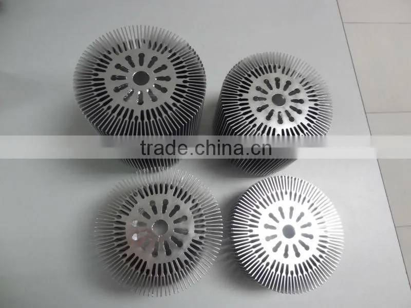 100W aluminum extruded led street housing light heat sink