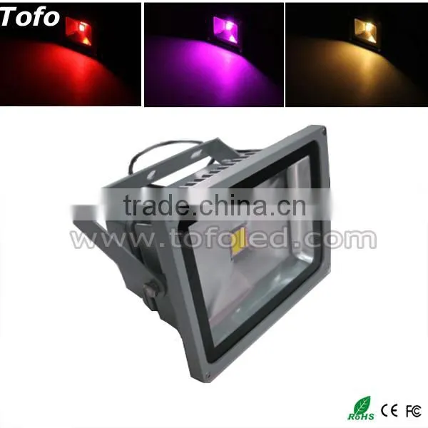 CE ROHS wireless remote control 30w RGB led flood light