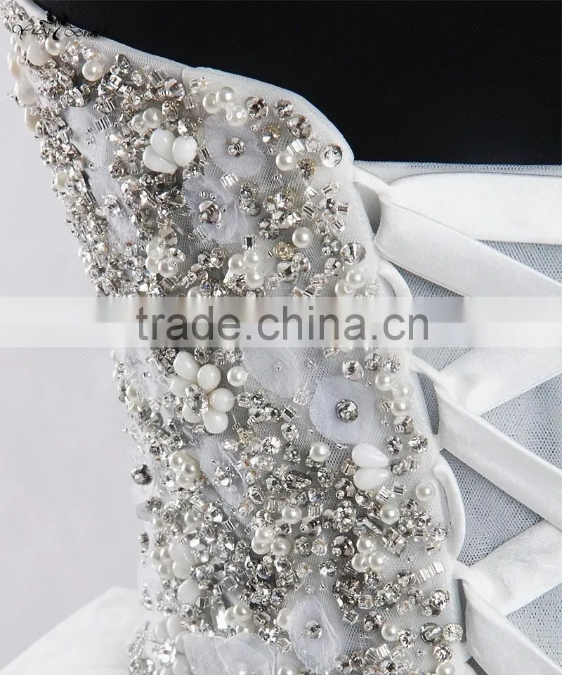 RSW909 China Crystal Beads For Wedding Factory Dresses Ball Gown