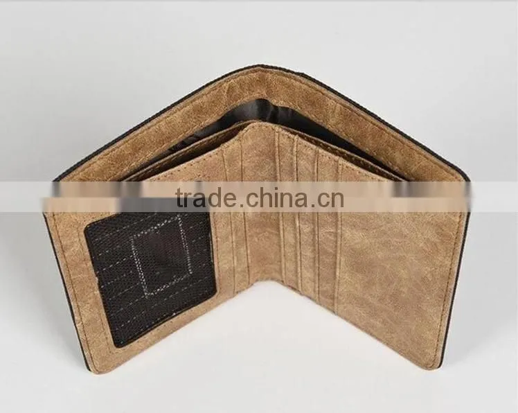 Canvas multifunction concise card package smart men fashion wallet