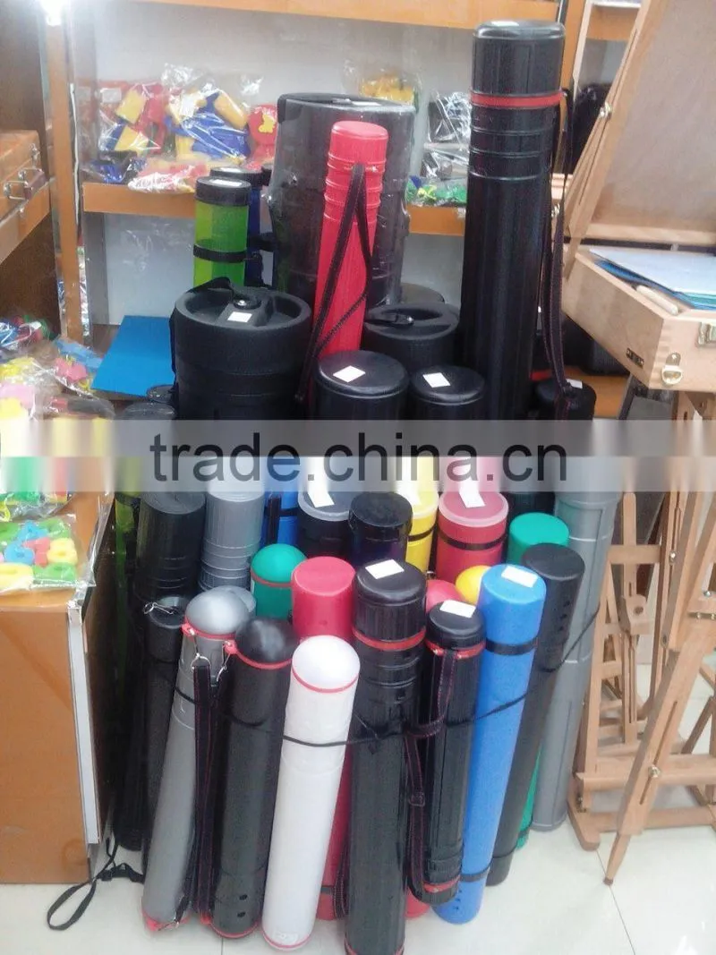 Artist plastic storage tube poster storage tube