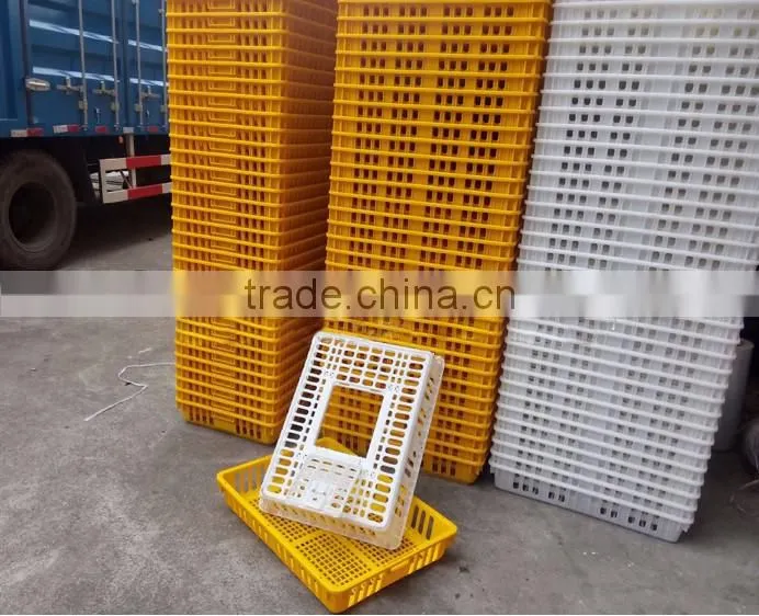china best price plastic chicken transport cage for poultry farms