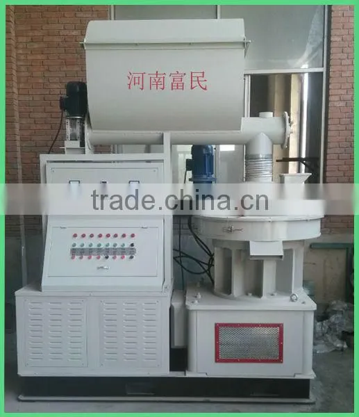High capacity biomass pellet production line
