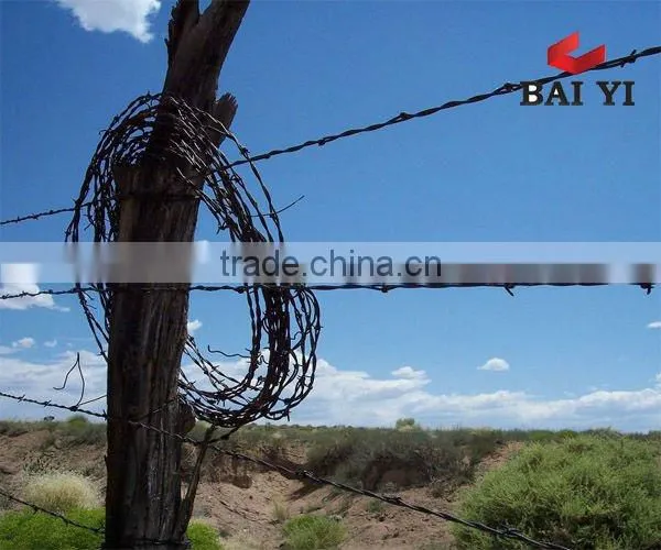 Galvanized Antique Barbed Wire