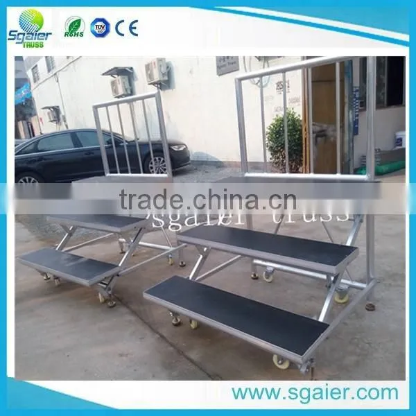 China Aluminum Folding Choir Stage Chorus Stage Choral Riser
