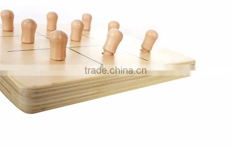 Wooden toys baby Training Montessori Two Fingers Grabing Toys