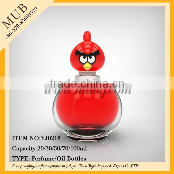 Beauty decorative perfume bottles for kids empty crystal perfume bottle