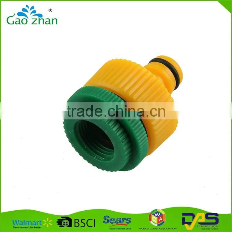High quality manufacturer Plastic 1/2"-3/4"-1" female hose connector tap connector