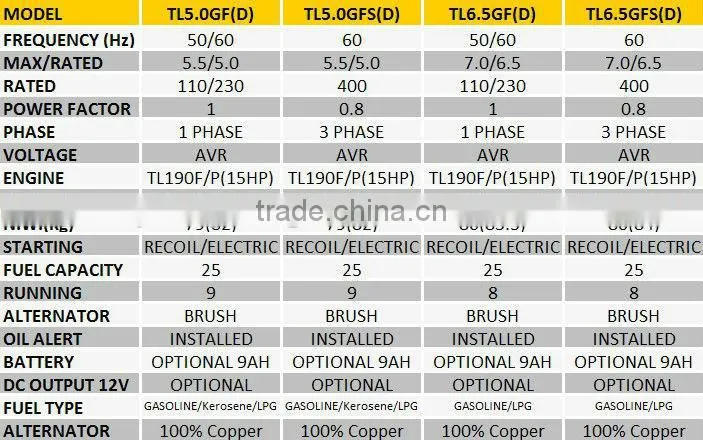 Popular Sale Italy Generator from China Market