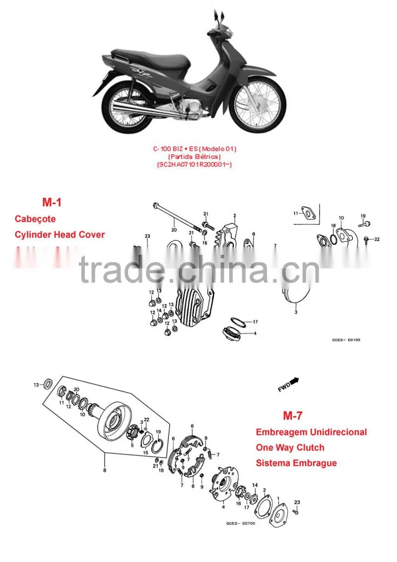 OEM quality bajaj boxer ct100 bajaj chetak india