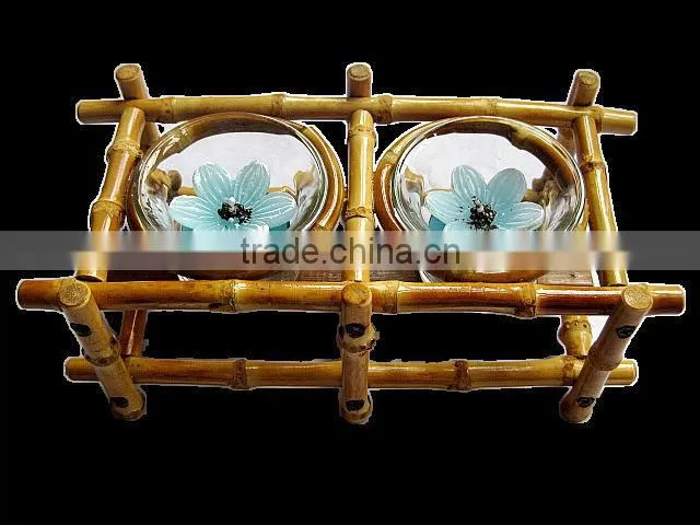 Religious Nature Bamboo With Candle