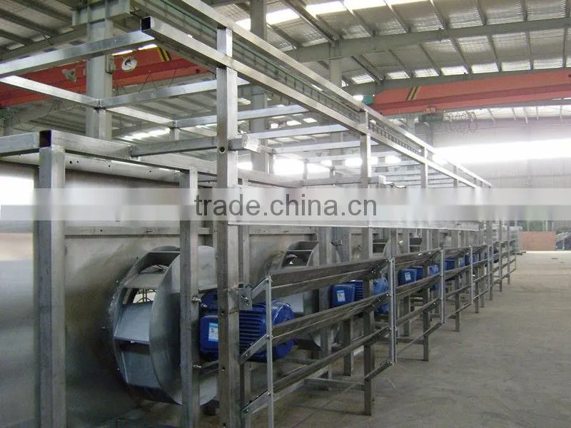 Food processing machinery fast freezing machine tunnel freezer