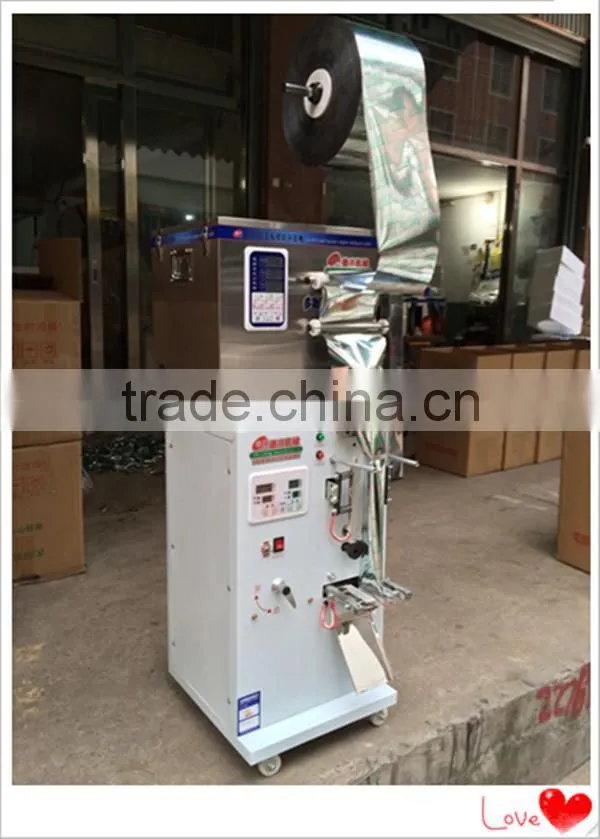 Spiral feeding packer sealing machine ,granular tea powder automatic packing machine