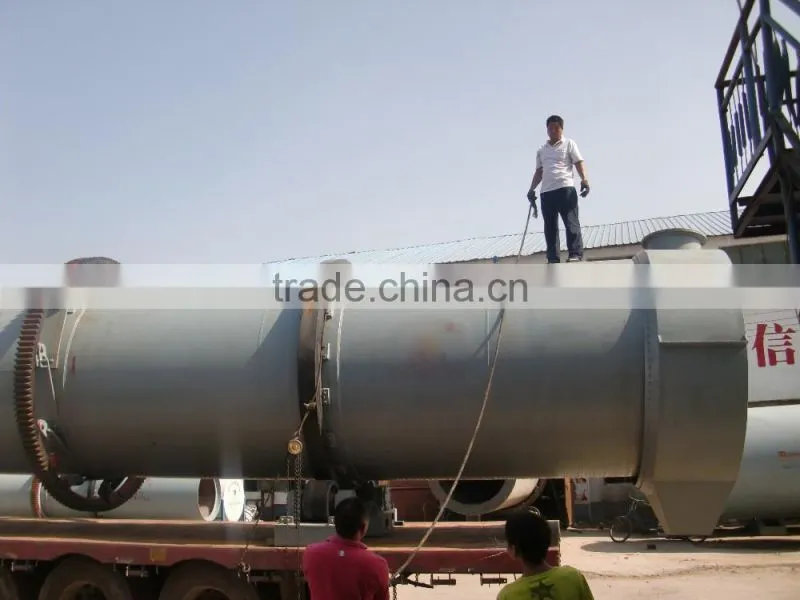 Palm Fiber Rotary Dryer Machine For Malaysia Palm Fiber