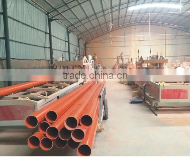Vergin raw material PVC cable protection pipe
