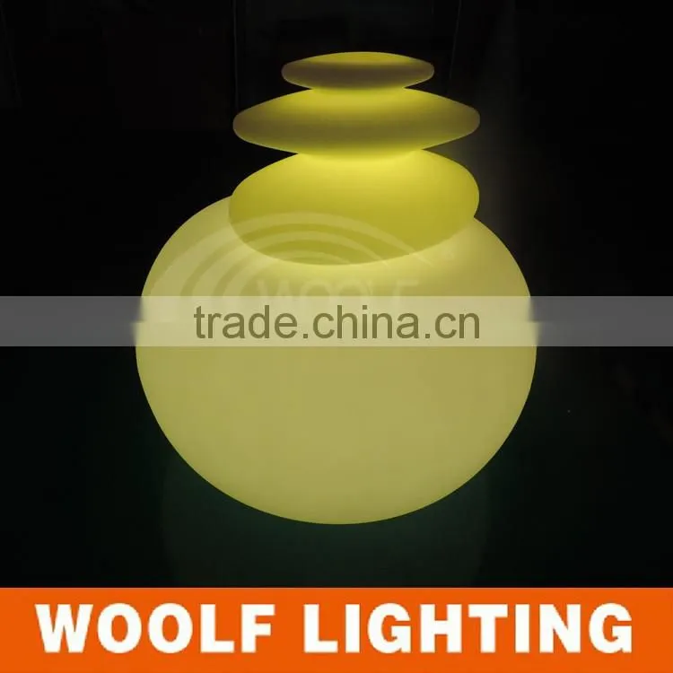 Color Changing Hotel Garden LED Stone Lamp Lighting
