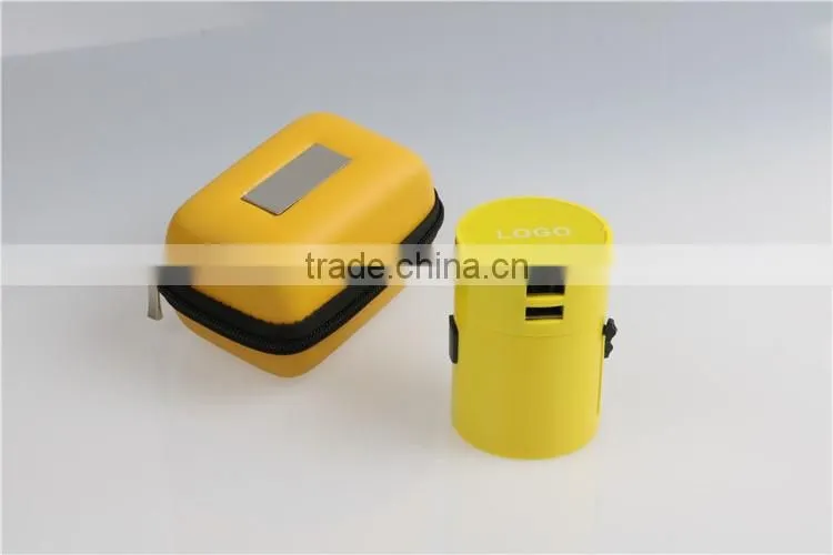 USB Global Travel Adapter For New Year's Gift and Travel Gift of 3.1A with LED light