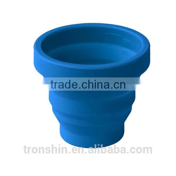wholesale food grade 75ml Silicone collapsible cup