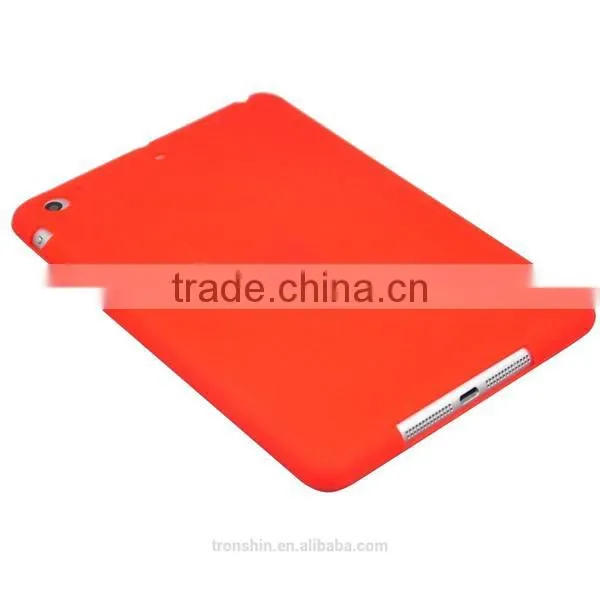 Soft Hand Feeling Matt Flexible Silicon Protective Back Cover for iPad Mini