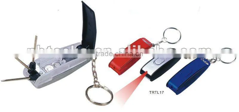 Mini Tools with LED light and keychain