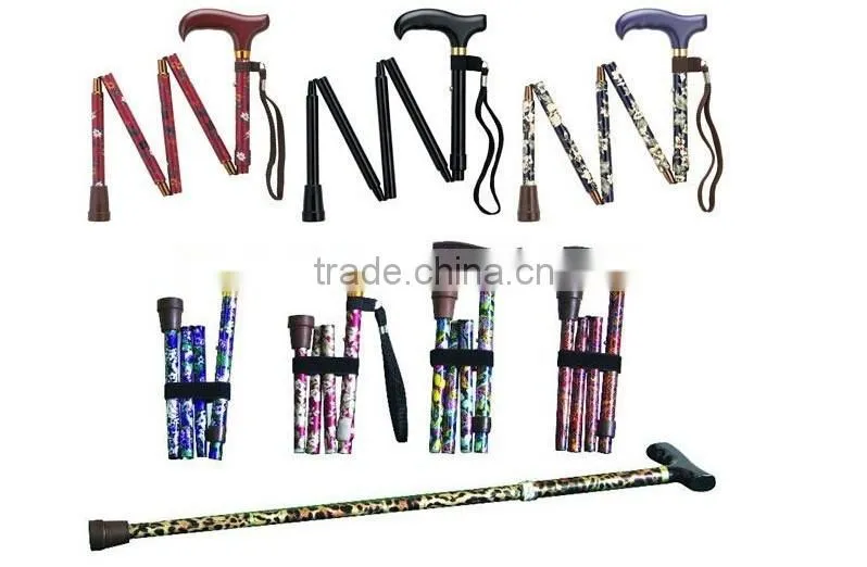 Folding walking stick for old people SZ17025F