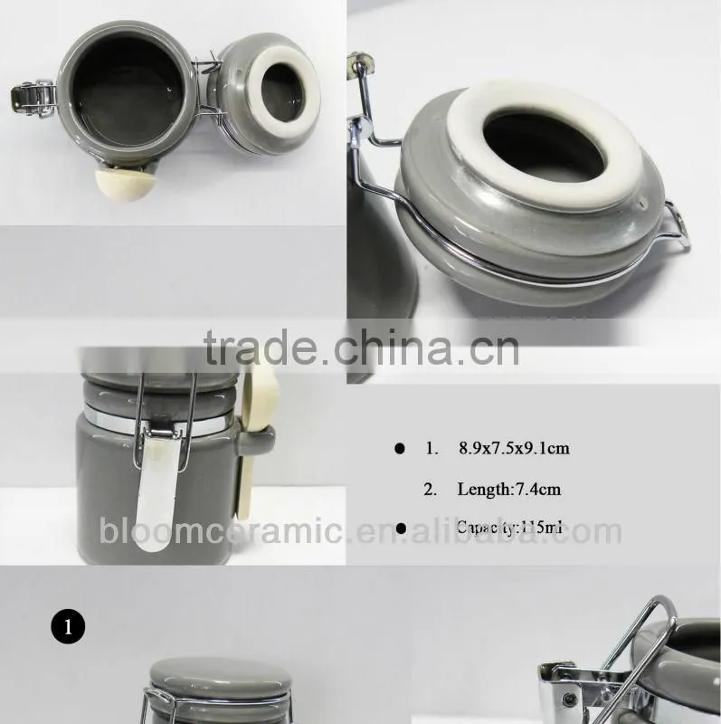 Sealed honey jar porcelain