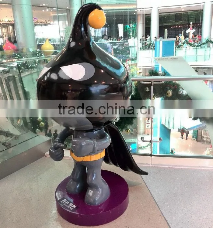 Superman cartoon figure mascot for shopping mall