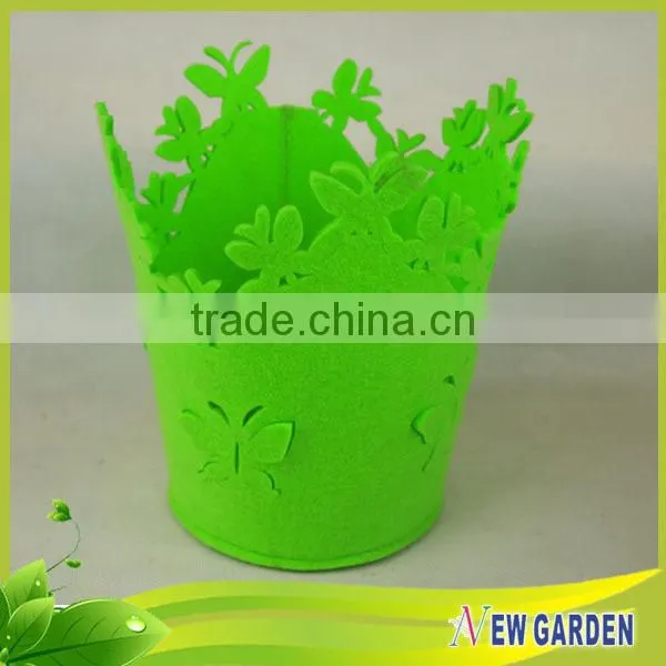 Wholesale Price Different Color Metal Garden Lacy Glowing Flower Pot