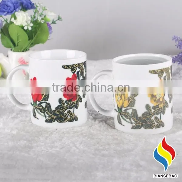 Customized Logo Hot Color Changing Ceramic Mug
