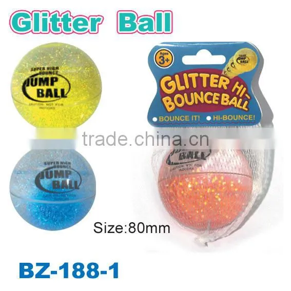 TPU Glitter Bouncy Ball