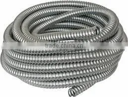 Stainless steel flexible underground conduit for electricity