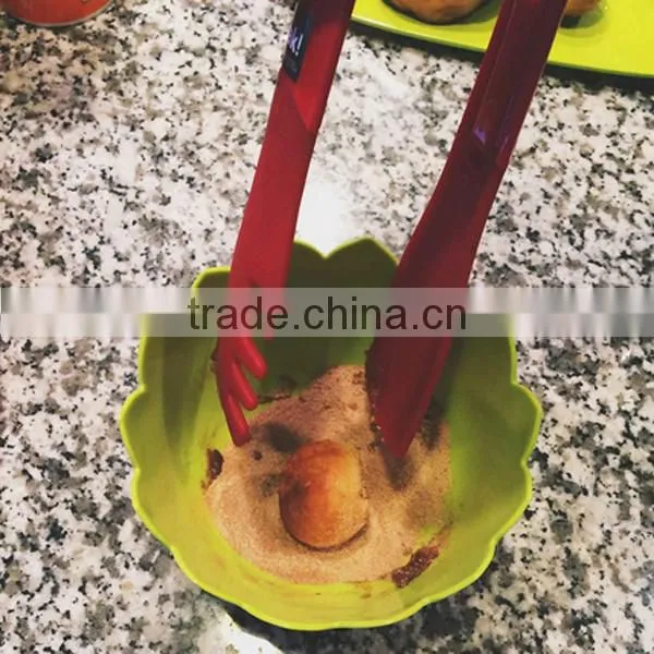 Custom plastic Handy - Locking Tongs manufacturer,plastic Red Kitchen to Table 10-inch Red Tongs