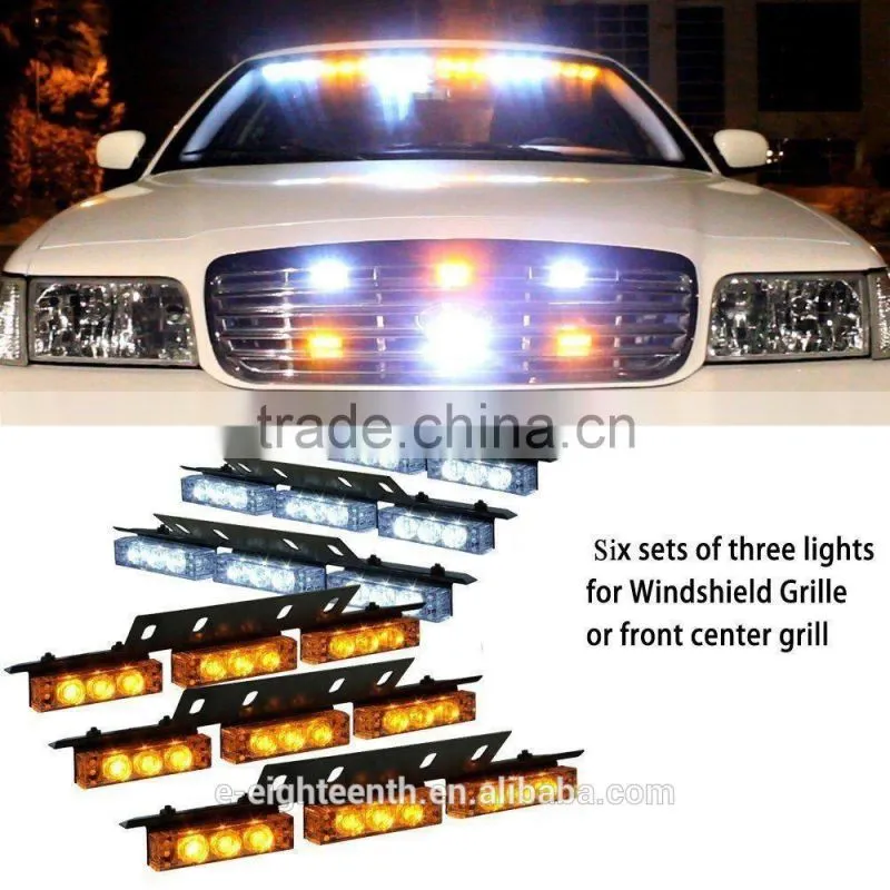 72 LED Car Led Police Dash Emergency Strobe Flash Light