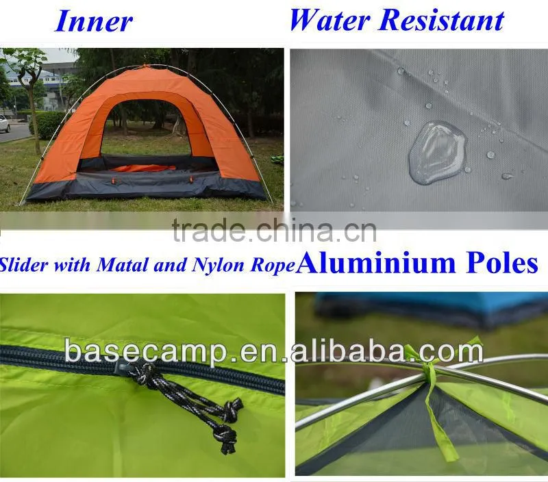 Large funny family camping tent with kitchen