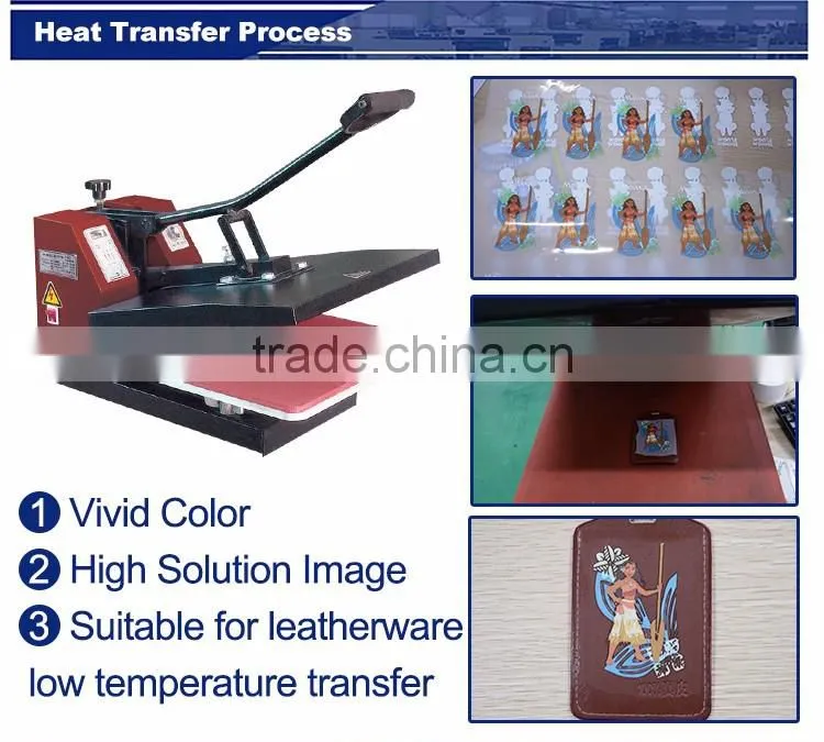 Jiabao manufacture heat transfer printing for lady leather bags