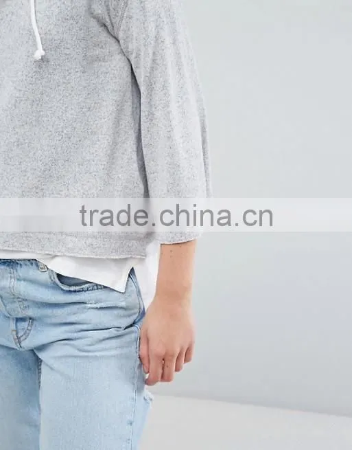 Wholsale Sweatshirts 2017 New Style Women Two Pieces Long Sleeve Loose Pullovers Hoodie