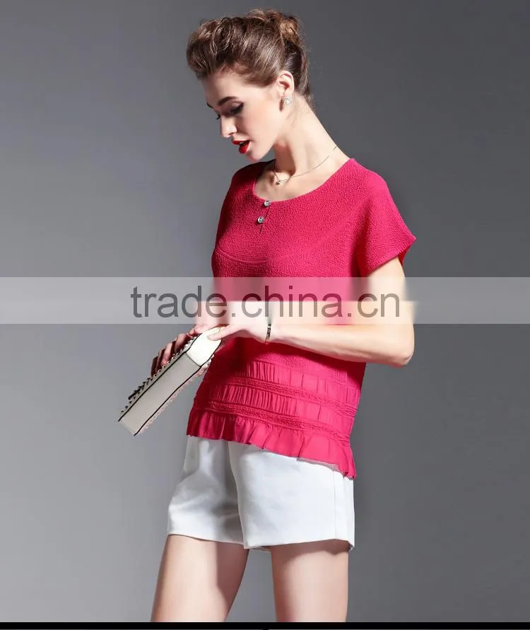New design blouse ladies for wholesales