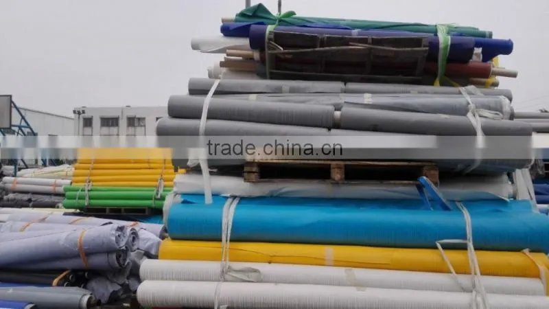 Pvc Coated Fabric Tarpaulin Stock Lots For Tent and Truck Cover