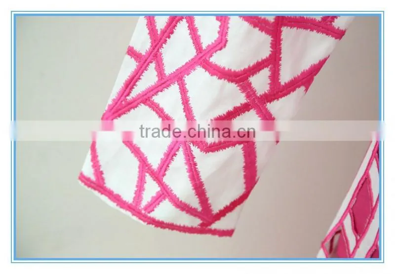 Wholesale 3 pcs Skirt Set Embroidery Cutwork Womens Suits