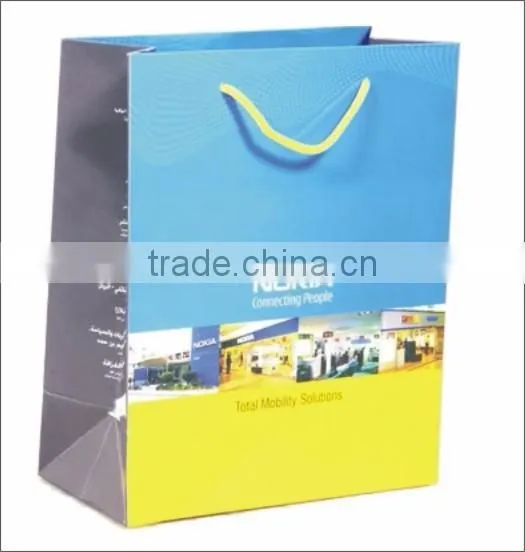 Paper Shopping Bag printed with custom design