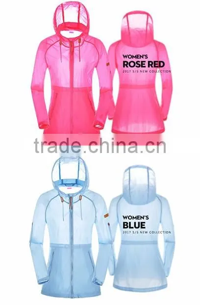 high quality hot long-sleeved hooded sun protection tops