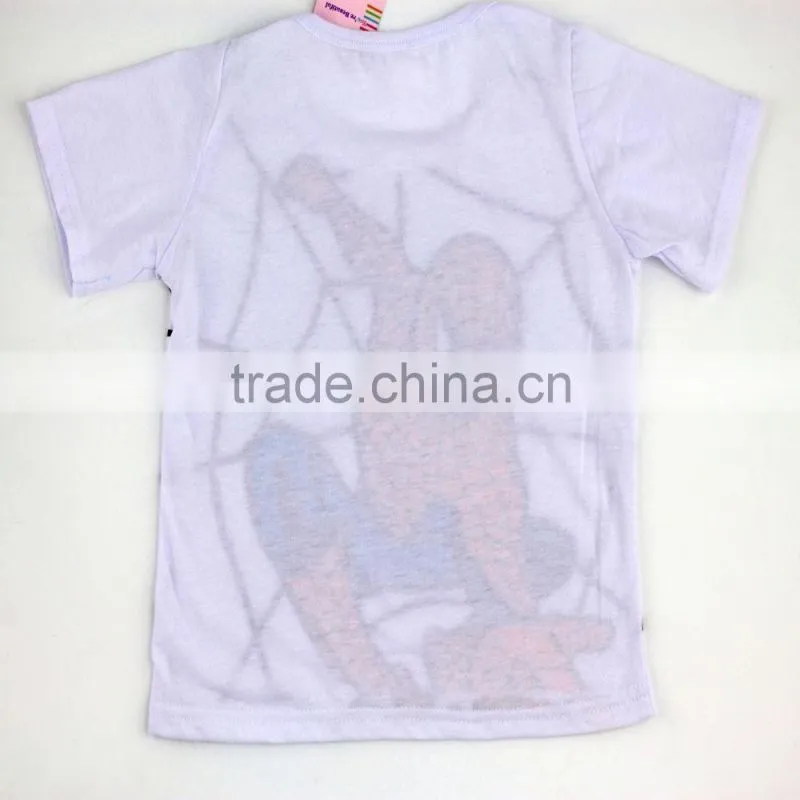 2016 New Style Cotton Spiderman Superman o neck Short sleeve kids T-Shirts cartoon printed children clothes
