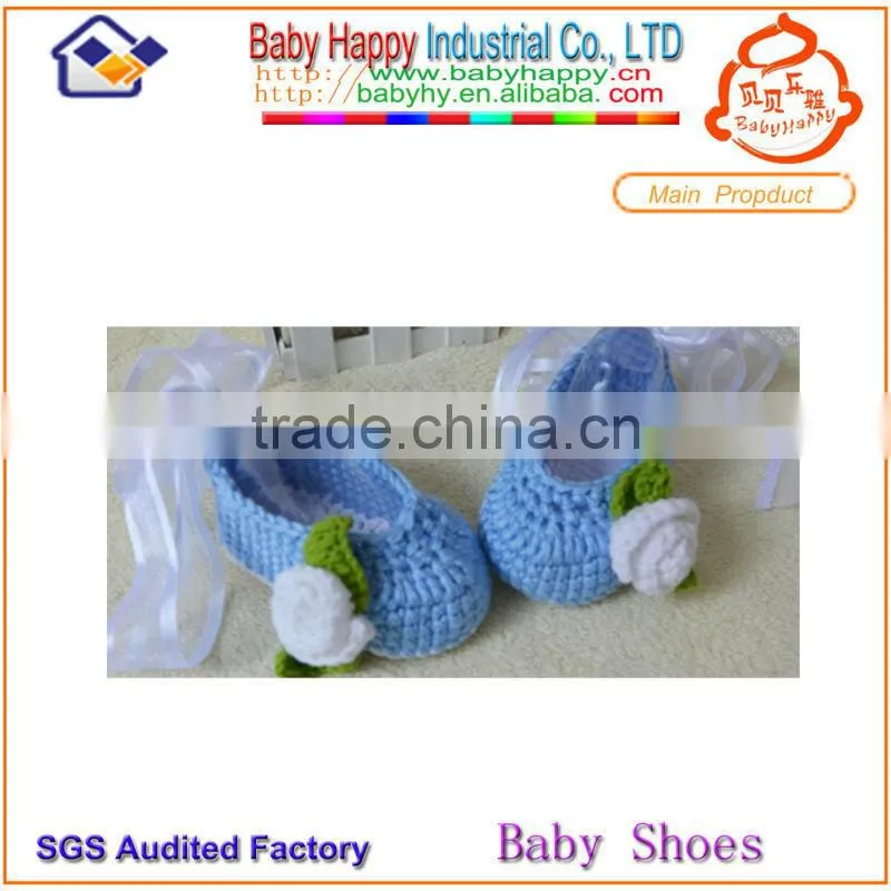 Football Blue Handmade Crochet Baby Dress