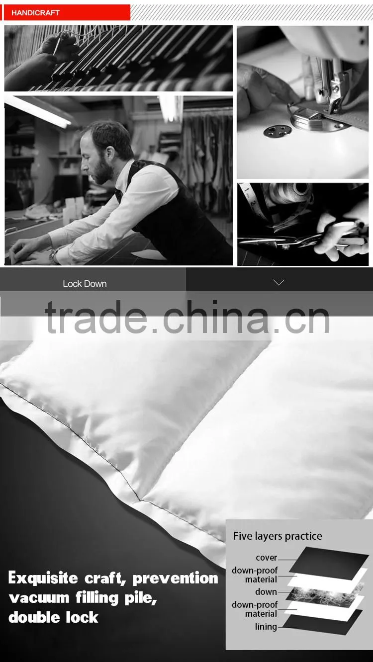 China clothing factory high quality duck feather down jacket men