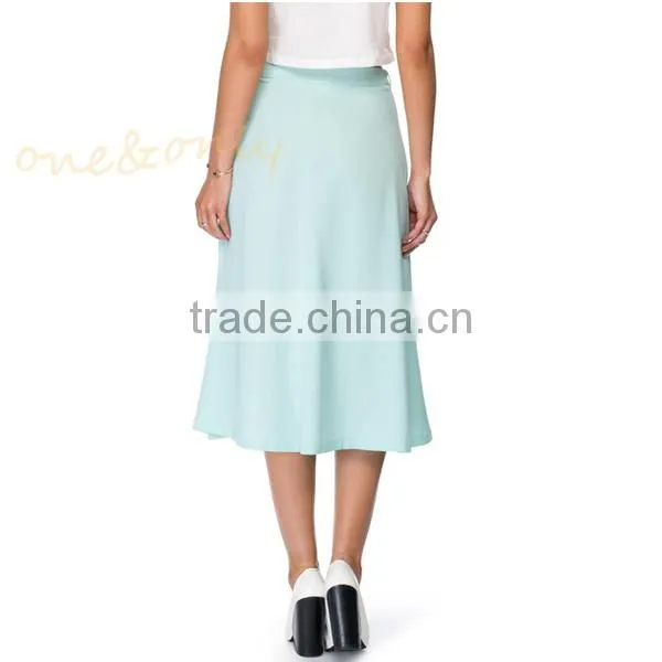 High waist korean long skirt fashion